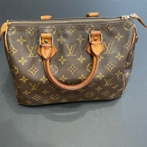 Authentic Monogram Louis Vuitton Vintage Speedy Bag. San Diego April ‘84